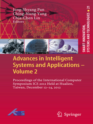 cover image of Advances in Intelligent Systems and Applications, Volume 2